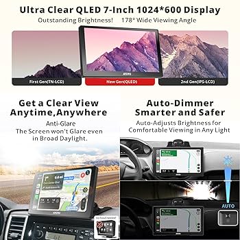 RevcarX 9インチ PND On-Dash Navigator オンダッシュモニター Carplay AndroidAuto 9インチ
